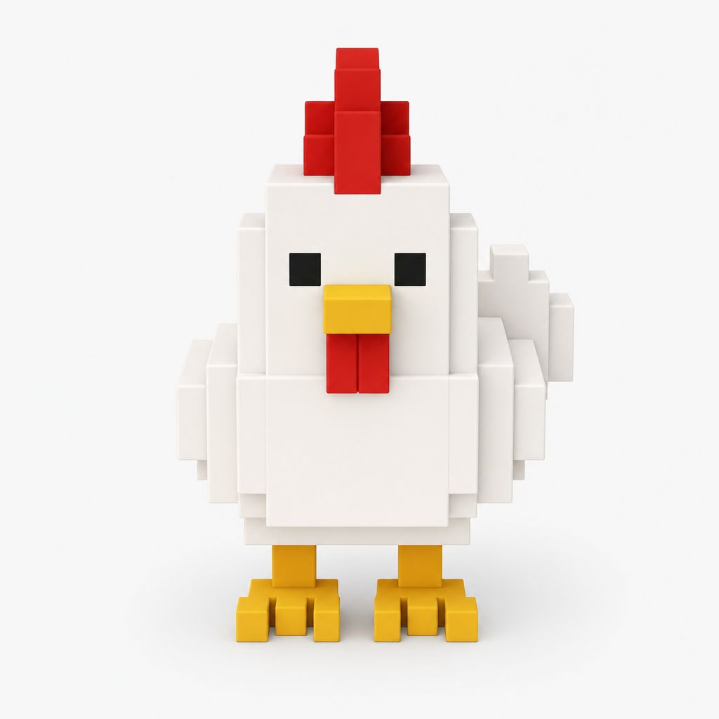 White Rooster